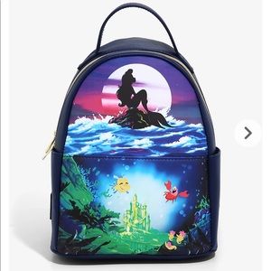 Loungefly Disney Ariel The Little Mermaid Silhouette Mini Backpack NEW